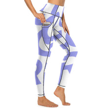Cargar imagen en el visor de la galería, Pantalones de Yoga / Leggings Deportivos de Fitness con Bolsillos Alta Calidad para Mujer CE003 Personalizados Impresion Completa con Foto Logo Patrón Texto