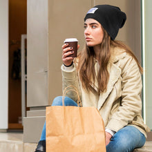 Cargar imagen en el visor de la galería, Gorro de Punto / Gorro Tejido a Crochet / Gorro Tejido a Dos Agujas para Adultos Hombre Mujer FS0809071 Personalizado Impresión de Una Imagen con Foto Logo Patrón Texto