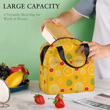 Cargar imagen en el visor de la galería, Bolsa Grande de Almuerzo Reutilizable con Bolsillo / Bolsa Térmica de Almuerzo Aislada XB0602049 Personalizada Impresion Completa de Una Imagen con Foto Logo Patrón Texto