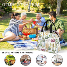 Cargar imagen en el visor de la galería, Bolsa de Almuerzo / Bolsa Térmica con Bolsillo para Exteriores Picnic Colegio Trabajo XB0602048 Personalizada Impresion Completa de Una Imagen con Foto Logo Patrón Texto