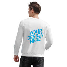 Cargar imagen en el visor de la galería, Sudadera cuello redonda para Hombre con manga larga FS0816018 Personalizada con Impresión Trasera con Foto Logo Patrón Texto