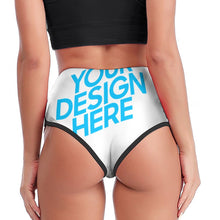 Cargar imagen en el visor de la galería, Pantalones Cortos de Yoga Leggings Mallas de Entrenamiento Ejercicio Fitness para Mujer XG002 Personalizados con Impresión Completa con Foto Logo Patrón Texto