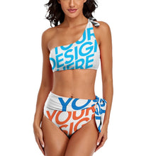 Cargar imagen en el visor de la galería, Bikini / Traje de baño de moda sexy para Mujer BK2119 Personalizado con impresión completa de múltiples imágenes con Foto Logo Patrón Texto