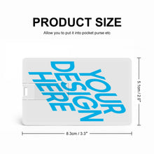 Cargar imagen en el visor de la galería, U Disco Con forma de tarjeta Plastico Inyección directa UV Personalizar tu vida