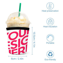Cargar imagen en el visor de la galería, Funda Aislante para Vaso Botella Impermeable Reutilizable JJ0520231 Personalizada con Impresión Completa de Múltiples Imágenes con Foto Logo Patrón Texto