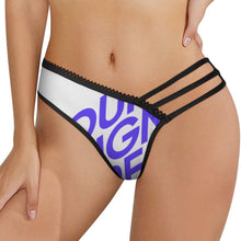 Cargar imagen en el visor de la galería, Tanga lenceria sexy para mujer SDS2005 personalizado con patrón foto texto