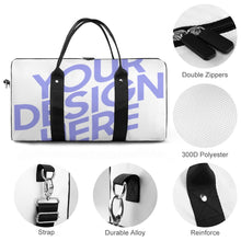 Cargar imagen en el visor de la galería, Bolsa de Viaje de Mano Impermeable Plegable de Gran Capacidad / Bolso Deportivo para Mujer Hombre XB0606010 Personalizada Impresion Completa de Una Imagen con Foto Logo Patrón Texto