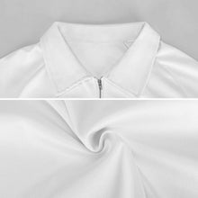 Cargar imagen en el visor de la galería, Polo deportivo ultraligero camisa funcional de manga corta para hombre con cremallera LTPL20 personalizado con foto patrón texto (impresión de imágenes múltiples)