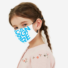 Cargar imagen en el visor de la galería, Máscara Mascarilla Infantil Transpirable sin Filtro de Poliéster con Personalizado Personalizada con Foto, Texto o Logo