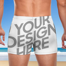 Cargar imagen en el visor de la galería, Pantalones Cortos de Playa / Bañador de Natación / Traje de Baño para Hombre DN003 Personalizados con Impresión Completa de una  imagen con Foto Logo Patrón Texto