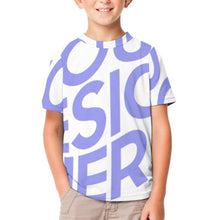 Cargar imagen en el visor de la galería, Camiseta Infantil con Estampado Manga Corta para Niños Niñas Chicos ET Personalizada con Impresión Completa de Una Imagen con Foto Logo Patrón Texto