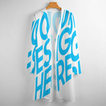 Cargar imagen en el visor de la galería, Cárdigan Blusa de longitud media fresco para mujer NZ060 Personalizado con Impresión Completa de una imagen con Foto Logo Patrón Texto