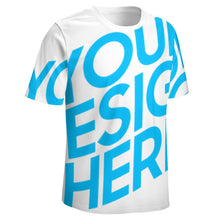 Cargar imagen en el visor de la galería, Camiseta Manga Corta Suave Casual de Verano para hombre NT Personalizada con Impresión Completa de una imagen con Foto Logo Patrón Texto