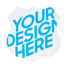 Cargar imagen en el visor de la galería, Pintura Colgante de Hierro (Forma de Escudo) con Impresión UV de Diseño Personalizado con Tus Fotos o Textos Online