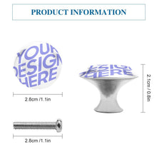 Cargar imagen en el visor de la galería, Manija de Cajón Tirador de Muebles de Acero Inoxidable JJ0529021 Personalizada Impresion Completa de Una Imagen con Foto Logotipo Patrón Texto