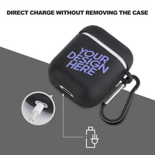 Cargar imagen en el visor de la galería, Funda protectora para auriculares Bluetooth para AirPods (negro/blanco) 3C0710009 Personalizada con Foto Logo Patrón Texto