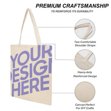 Cargar imagen en el visor de la galería, Bolsa de Lona 38x46CM Casual Gran Capacidad con Estampado XB0601008 Personalizada con Foto Logo Patrón Texto