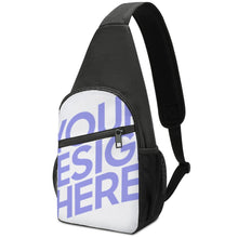 Cargar imagen en el visor de la galería, Bolsa de Pecho de Tela Oxford para mujer hombre XB0616000 Personalizada con Foto Logo Patrón Texto