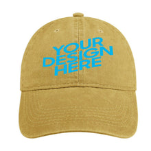 Cargar imagen en el visor de la galería, Gorra Vaquera Unisex Para Adultos de5 Paneles con Tapa Vaquera para Mujer/Hombre FS0809021 Personalizada con Tu Propia Foto e Impresión