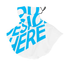 Cargar imagen en el visor de la galería, Toalla Facial Colgante de Oreja y Nariz Abierta KZ07 sin Filtro de Poliéster con Diseño Personalizado Personalizada de Tus Textos o Imágenes