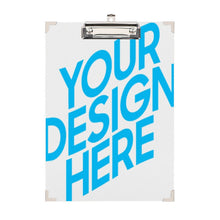 Cargar imagen en el visor de la galería, Tabla con clip Portapapeles de madera tamaño A4 estándar y carta con clip de metal discreto BG1613019 Personalizado Personalizada con Foto, Texto o Logo