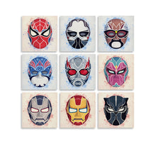 Cargar imagen en el visor de la galería, Cuadro Imagen Lienzo Pintura Colgante: Diseño de Múltiples Imágenes de nueve juntas (Cuadrado) GY0903237 Personalizado Personalizada con Foto, Texto o Logo