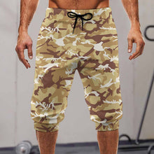 Cargar imagen en el visor de la galería, Pantalones cortos deportivos con piernas atadas con estampado para hombre AIP Personalizado con Impresión Completa de una imagen con Foto Logo Patrón Texto
