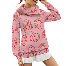 Cargar imagen en el visor de la galería, Sudadera Estamapda con Capucha y Bolsillo Solapa Única con Forro Polar para Exterior Invierno para Mujer AKH Personalizada con Impresión Completa de una imagen con Foto Logo Patrón Texto