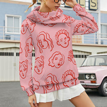 Cargar imagen en el visor de la galería, Sudadera Estamapda con Capucha y Bolsillo Solapa Única con Forro Polar para Exterior Invierno para Mujer AKH Personalizada con Impresión Completa de una imagen con Foto Logo Patrón Texto
