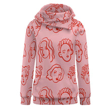 Cargar imagen en el visor de la galería, Sudadera Estamapda con Capucha y Bolsillo Solapa Única con Forro Polar para Exterior Invierno para Mujer AKH Personalizada con Impresión Completa de una imagen con Foto Logo Patrón Texto