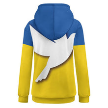 Cargar imagen en el visor de la galería, Sudadera con capucha solapa con forro polar para mujer AKH Personalizada con Impresión Completa de múltiples imágenes con Foto Logo Patrón Texto