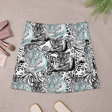 Cargar imagen en el visor de la galería, Falda Mini / Falda corta Sexy Estampado para mujer ALQ Personalizada con Impresión Completa de una imagen con Foto Logo Patrón Texto
