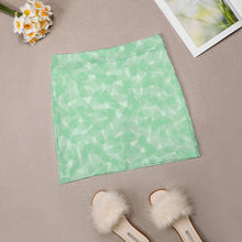 Cargar imagen en el visor de la galería, Falda con Forro pantalones cortos Seguros para mujer AMQ Personalizada con Impresión Completa de múltiples imágenes con Foto Logo Patrón Texto