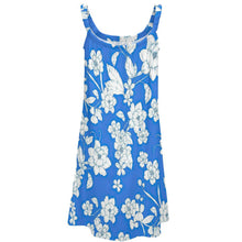 Cargar imagen en el visor de la galería, Vestido / Falda sin Mangas de Playa con Tirantes de Moda para Mujer AQ Personalizado con Impresión Completa de múltiples imágenes con Foto Logo Patrón Texto