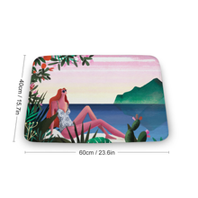 Cargar imagen en el visor de la galería, Alfombra Terciopelo Coral Personalizada con Foto Texto o Logo