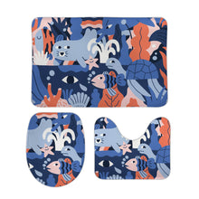 Cargar imagen en el visor de la galería, Combo de 3 Alfombras de Terciopelo Coral con Impresión de Diseño Personalizado / Personalizada con Tu Foto o Nombre