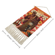 Cargar imagen en el visor de la galería, Pintura Colgante de Algodón y Lino con Impresión de Diseño Personalizado Personalizada con Tus Nombres o Imágenes Online