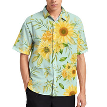 Cargar imagen en el visor de la galería, Camisa / Camiseta Manga Corta con Solapa Bolsillo para hombre B339 Personalizada con Impresión Completa de múltiples imágenes con Foto Logo Patrón Texto