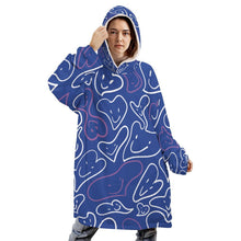 Cargar imagen en el visor de la galería, Abrigo / Sudadera con capucha caliente con forro polar de moda para mujer B412 Personalizado con Foto Logo Patrón Texto (Impresión Completa de múltiples imágenes)