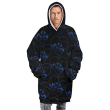 Cargar imagen en el visor de la galería, Sudadera con capucha forro polar bolsillo grande para hombre B412 Personalizada con Impresión Completa de múltiples imágenes con Foto Logo Patrón Texto