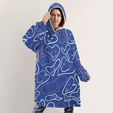 Cargar imagen en el visor de la galería, Abrigo / Sudadera con capucha caliente con forro polar de moda para mujer B412 Personalizado con Foto Logo Patrón Texto (Impresión Completa de múltiples imágenes)