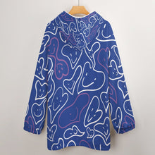 Cargar imagen en el visor de la galería, Abrigo / Sudadera con capucha caliente con forro polar de moda para mujer B412 Personalizado con Foto Logo Patrón Texto (Impresión Completa de múltiples imágenes)