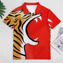 Cargar imagen en el visor de la galería, Polo / Camisa de hombre de verano con cuello con estampado B612 Personalizado con Impresión Completa de una sola imagen con Foto Logo Patrón Texto