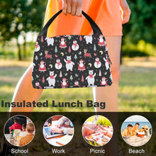Cargar imagen en el visor de la galería, XB0602006 Bolso o paquete de poliéster para el almuerzo y alimento, bolso térmico con asa para adultos y niños Personalizado con Foto o Mensajes de Texto