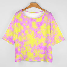 Cargar imagen en el visor de la galería, Camiseta Sexy hombro descubierto manga media para mujer BAT Personalizada con Impresión Completa de una imagen con Foto Logo Patrón Texto