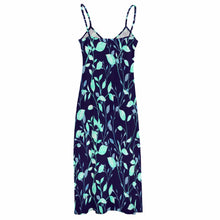 Cargar imagen en el visor de la galería, Vestido Largo con Tirantes estampado de moda para mujer BDQ Personalizado con Impresión Completa de una imagen con Foto Logo Patrón Texto