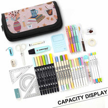 Cargar imagen en el visor de la galería, Estuche para lápices de doble capa Capacidad Grande para niño niña BG1613013 Personalizado con Foto Logo Patrón Texto