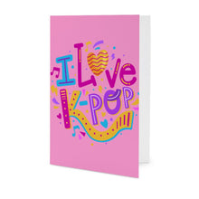 Cargar imagen en el visor de la galería, Versión vertical tarjeta de felicitación tarjeta postal tarjeta foto personalizada con logotipo texto patrón fotos