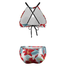 Cargar imagen en el visor de la galería, Bikini / Traje de baño estilo halter de tirantes BK2040 Personalizado con impresión completa de una sola imagen con Foto Logo Patrón Texto