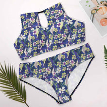 Cargar imagen en el visor de la galería, Bikini / Traje de baño Talla Grande estilo halter de tirantes de mujer BK2040 Personalizado con impresión completa de una imagen con Foto Logo Patrón Texto